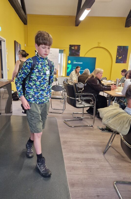 James Lawson during Action for Somerset’s Future’ environmental event in Taunton