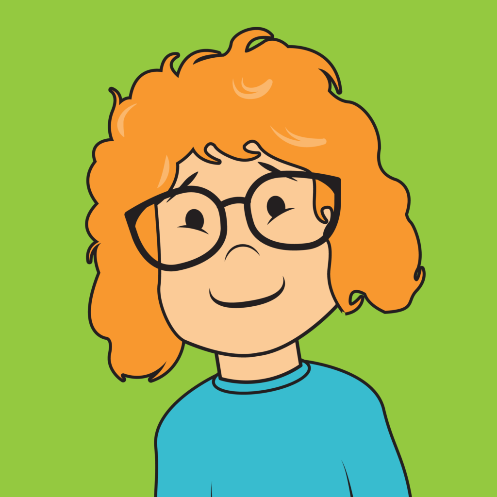 A stylised illustration of Somerset Youth Parliament Advisory Group member Noah.